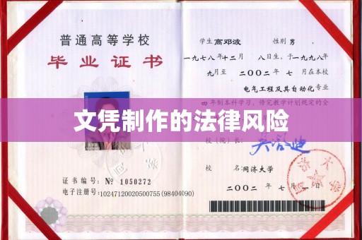 蕉城文凭制作的法律风险