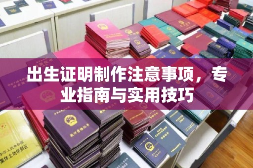 蕉城出生证明制作注意事项，专业指南与实用技巧