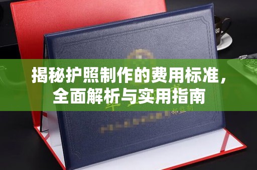 蕉城揭秘护照制作的费用标准，全面解析与实用指南