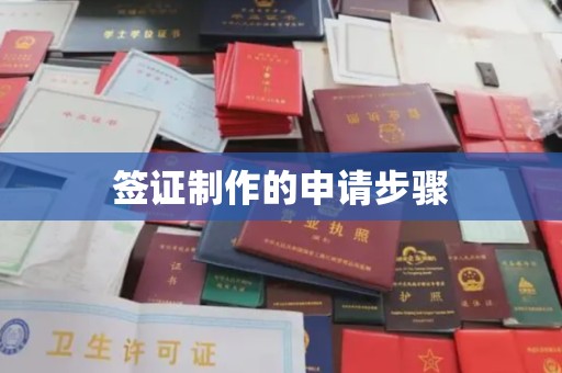 蕉城签证制作的申请步骤