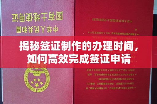 蕉城揭秘签证制作的办理时间，如何高效完成签证申请