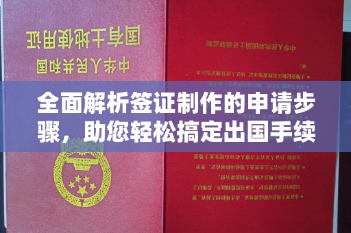 蕉城全面解析签证制作的申请步骤，助您轻松搞定出国手续