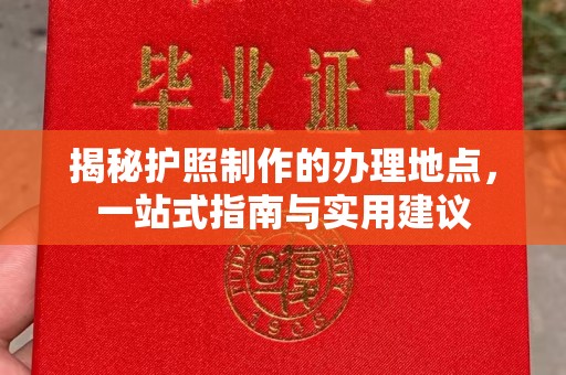 蕉城揭秘护照制作的办理地点，一站式指南与实用建议